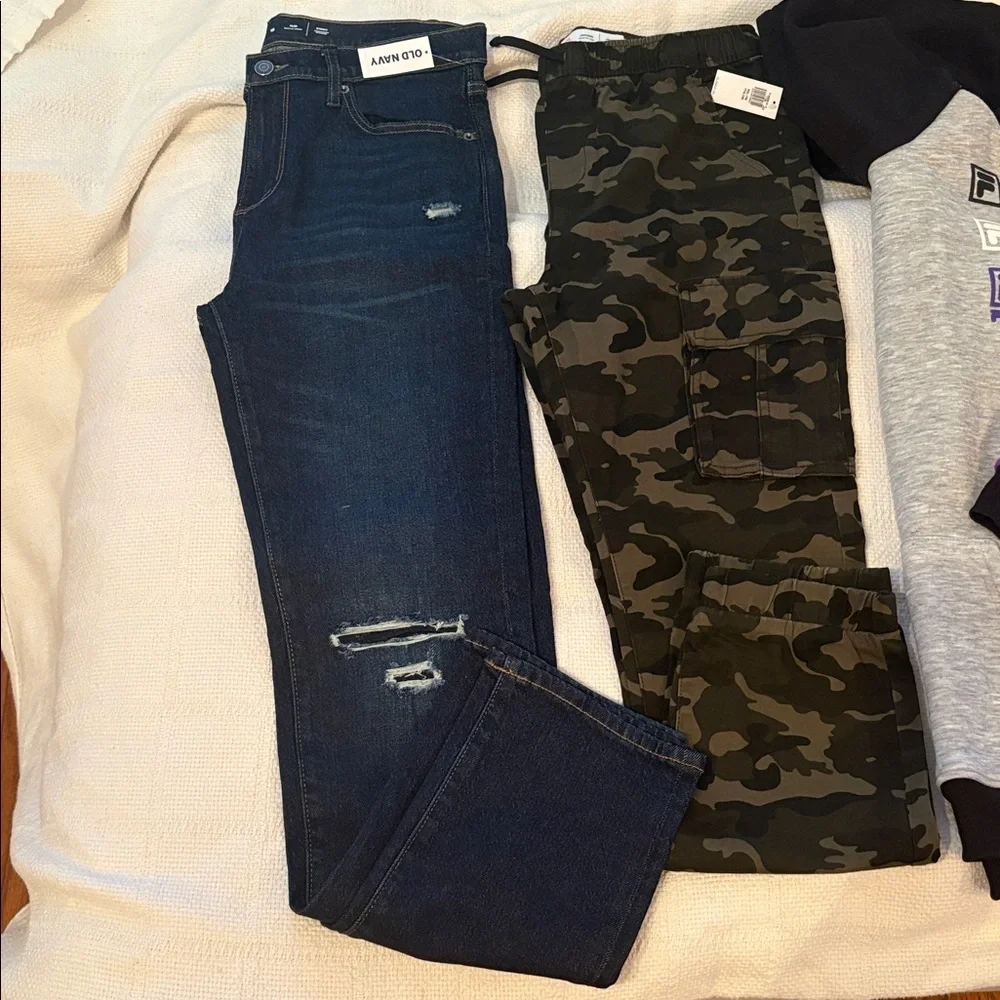 BNWT Old Navy Adjustable Pants & Filas Hoodie - Picture 2 of 8